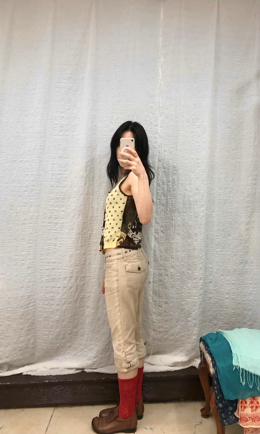 buberry beige capri pants 상품이미지5
