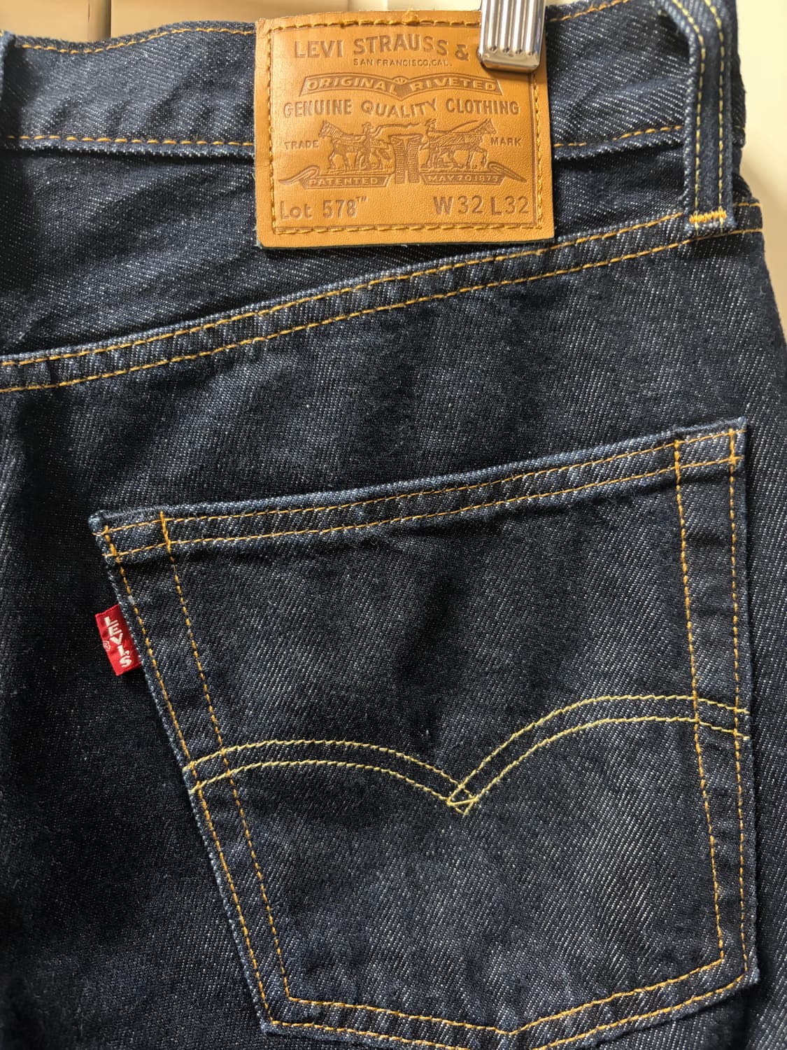 리바이스 578 배기진 다크워시 상품이미지3