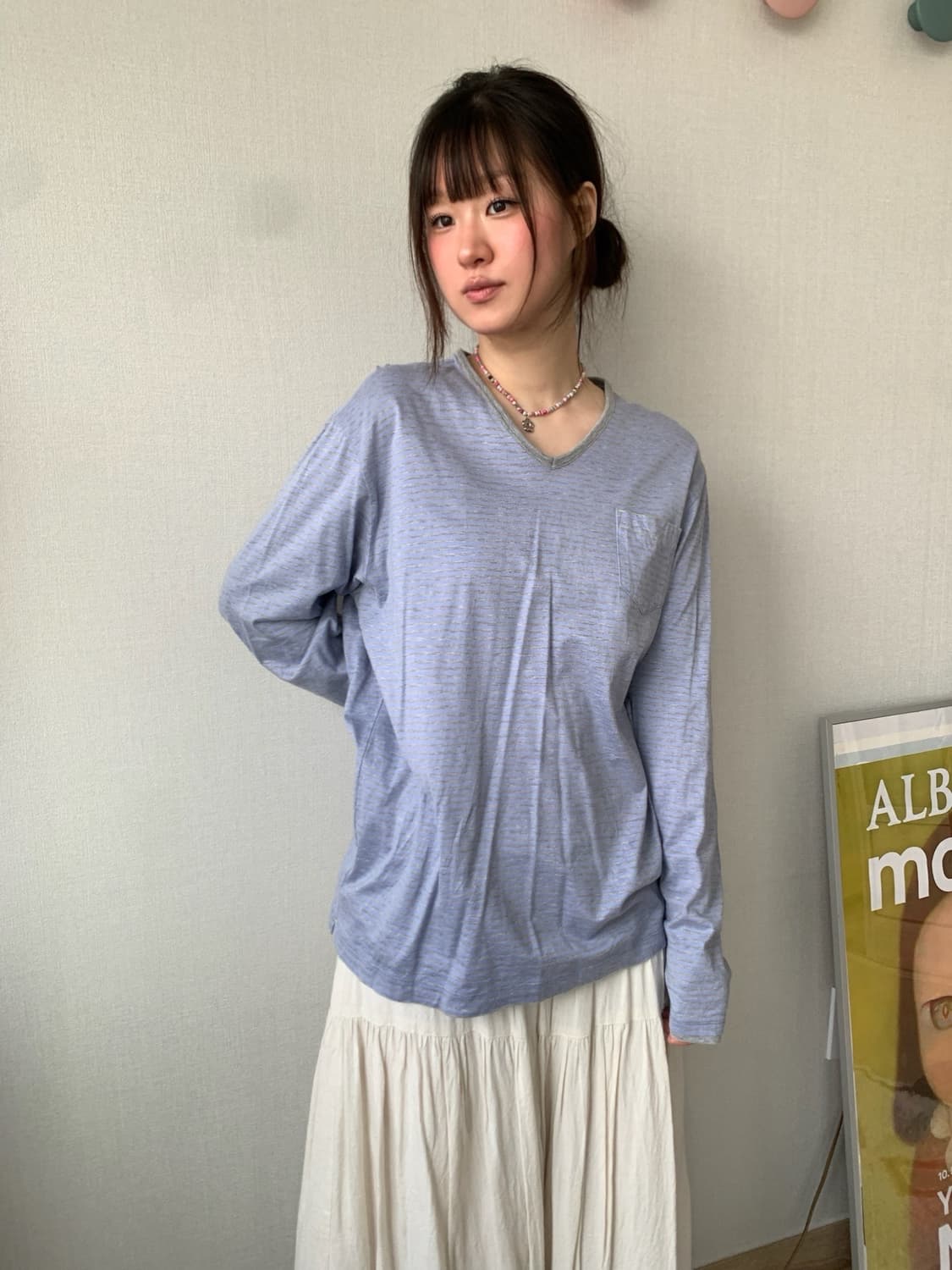 dry blue.. cotton top 상품이미지2