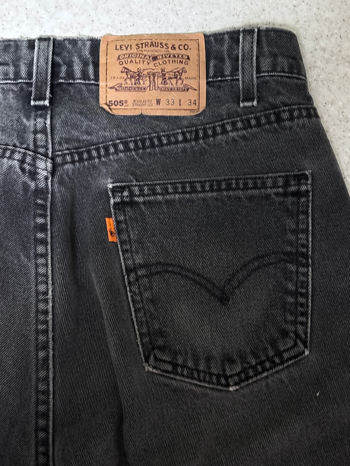 (급처)리바이스 빈티지 505 오렌지탭 USA 33x34 상품이미지1