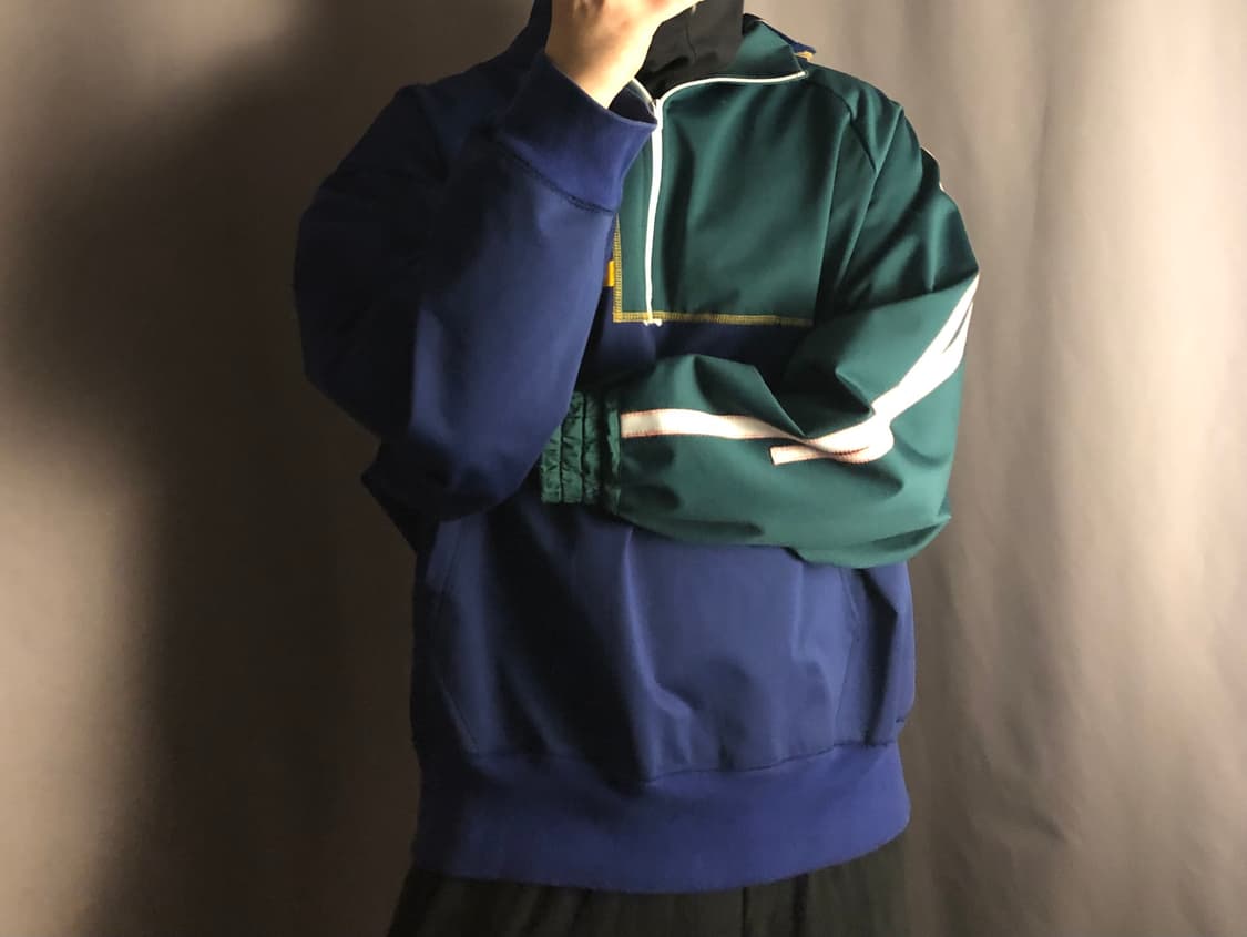 컬러 하프집업 도킹 후드 상품이미지3