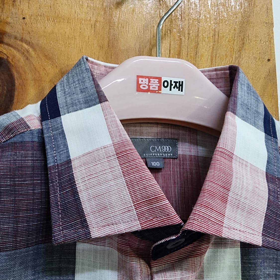 클리프드 CM900 여름 긴팔 체크셔츠 상품이미지9