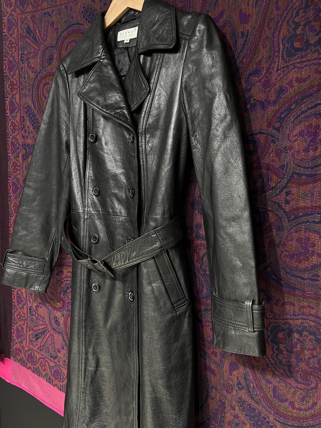 H&M  Hennes 여성용  트렌치 가죽코트 상품이미지2