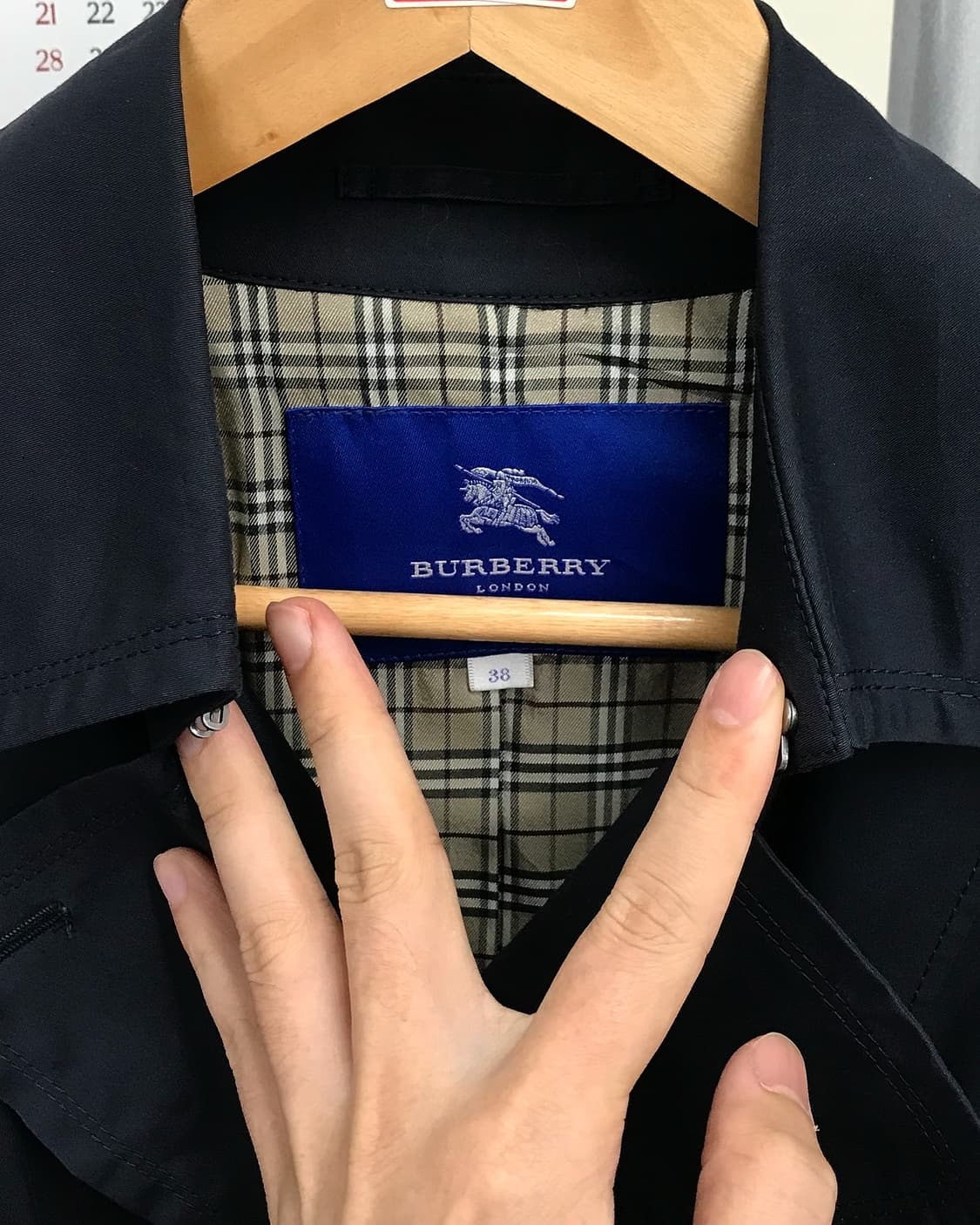 버버리 은장 더블 트렌치 코트 상품이미지2