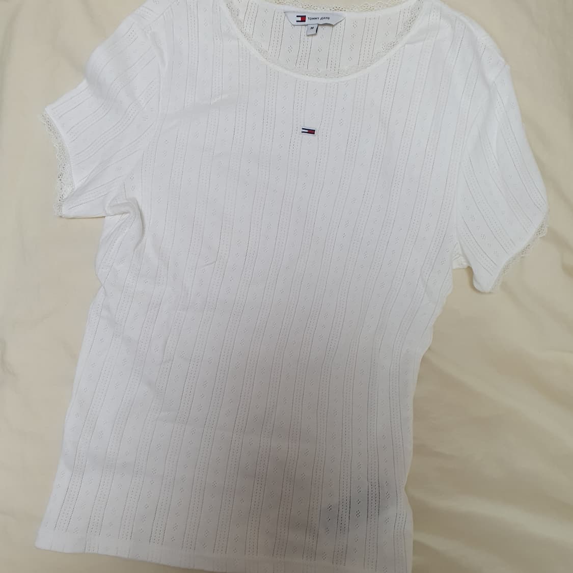 타미힐피거 레이스 반팔티셔츠 상품이미지4