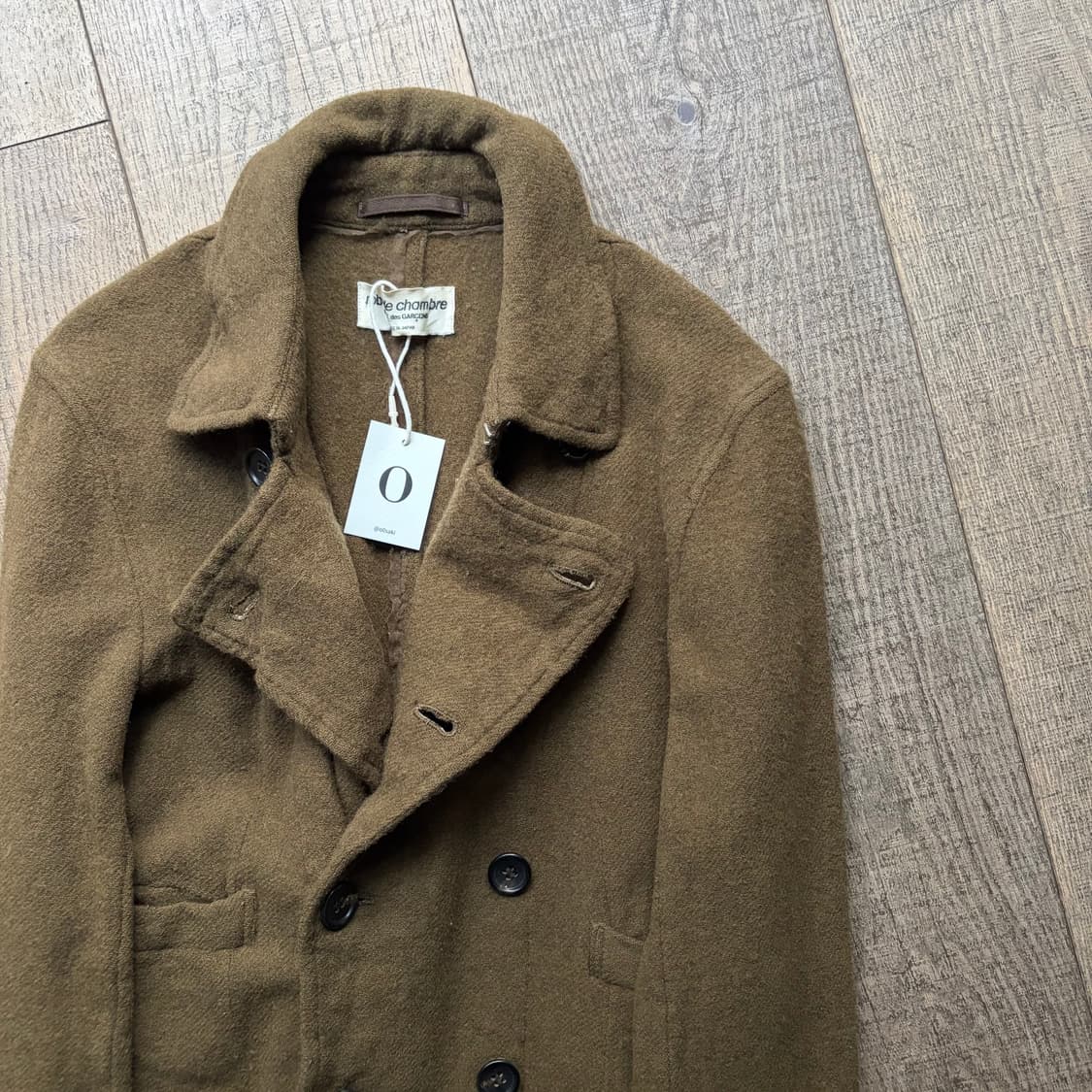 90's Fulling Wool Double Button Coat 상품이미지5