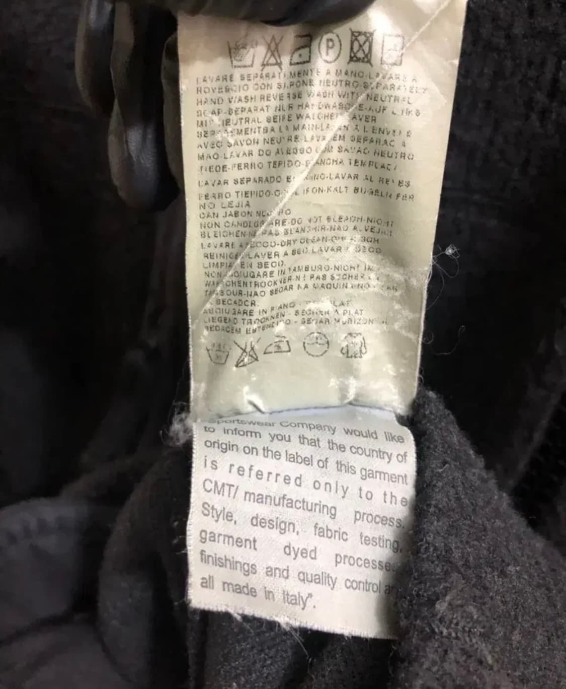 스톤아일랜드 05AW 울자켓 블랙 상품이미지5