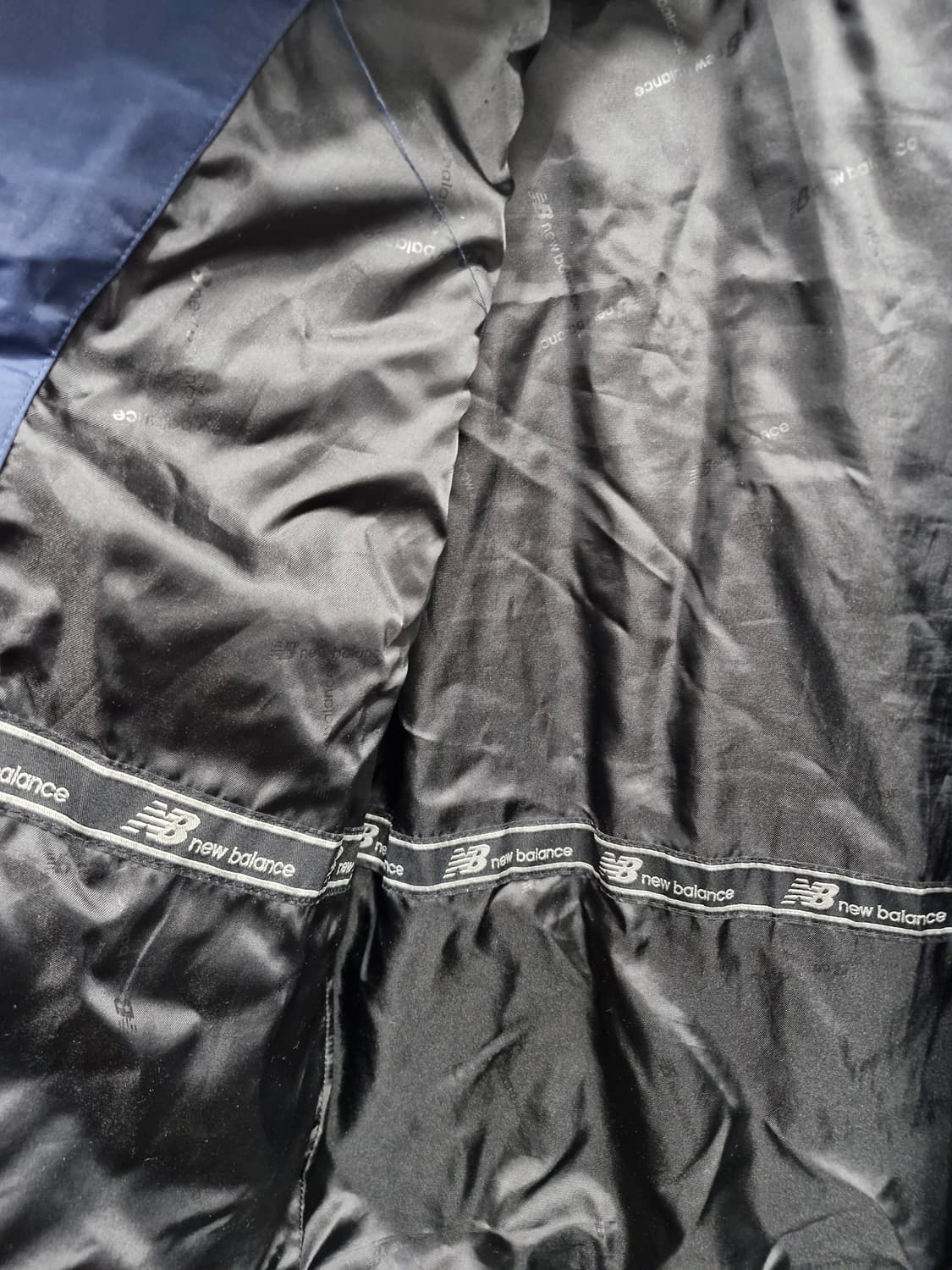 100L 뉴발란스 클래식 후드 바람막이 자켓 네이비 상품이미지9