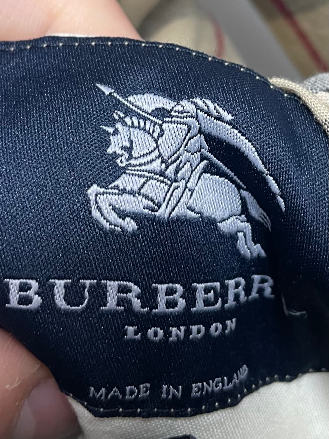 버버리 노바체크 리버시블 블루종 자켓 (on.209) 상품이미지10