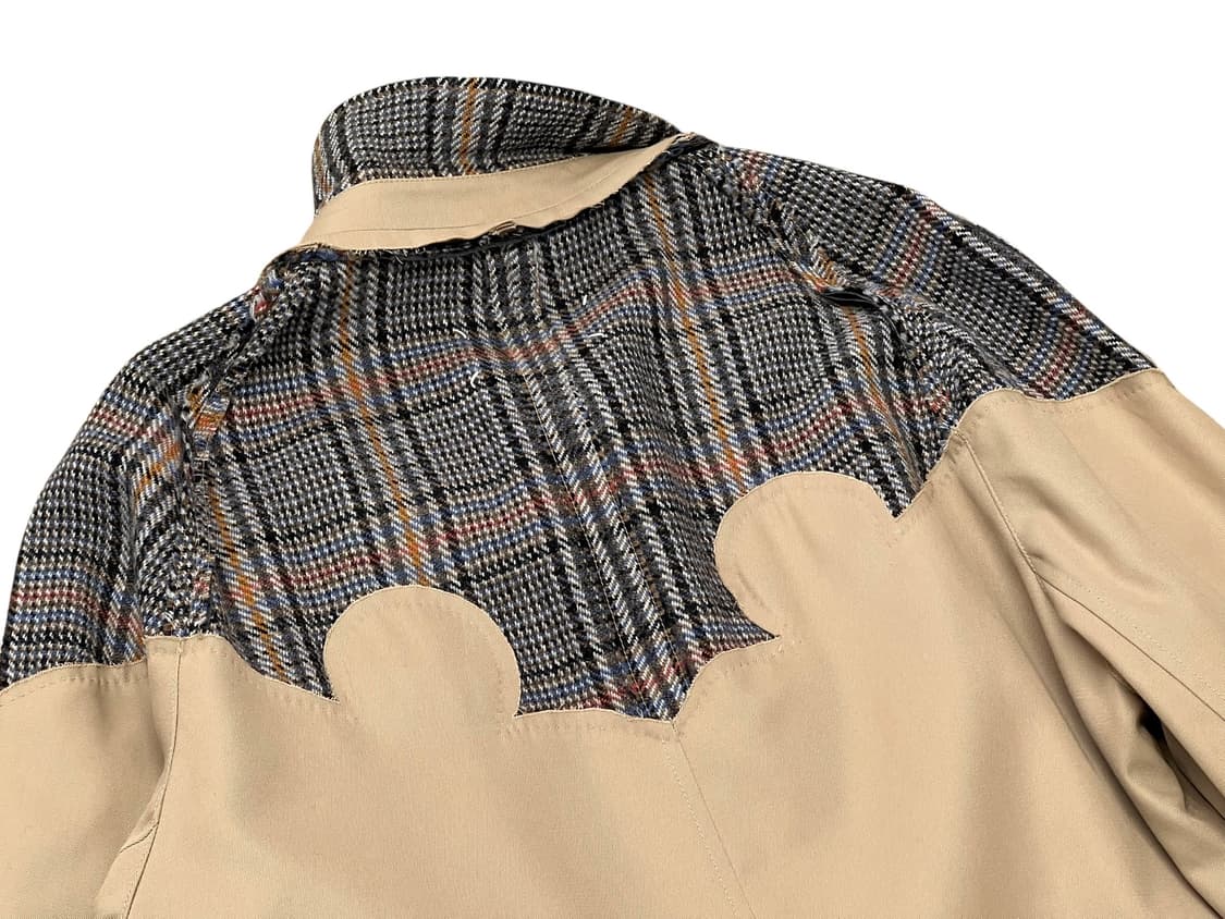 마르지엘라 리버시블 게버딘/트위드 레글런 맥코트 상품이미지10