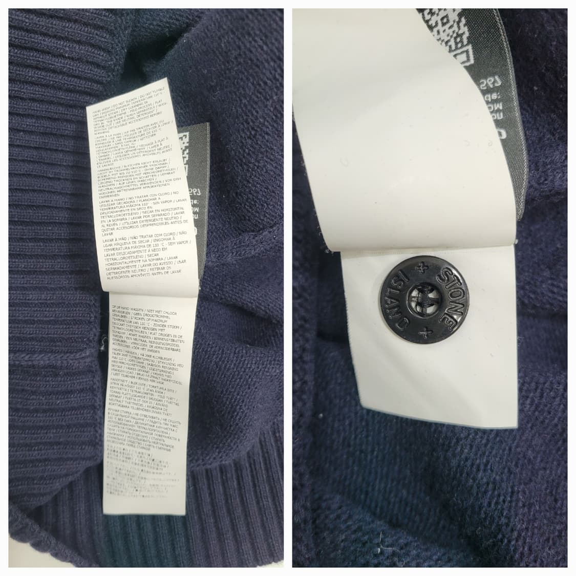 STONE ISLAND 스톤아일랜드 하프 집업 하이넥 니트 / 남 M  상품이미지9