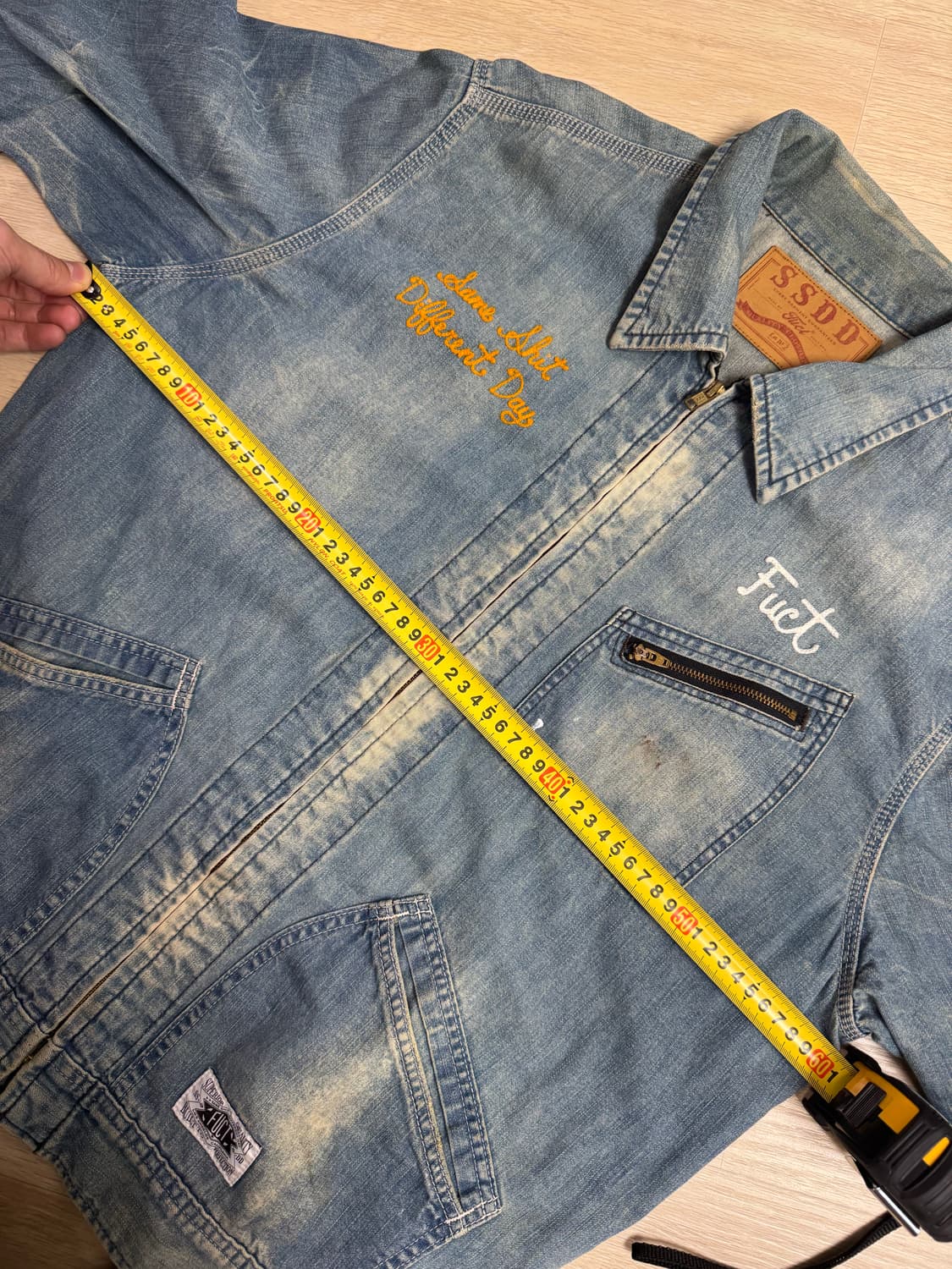 FUCT 퍽트 집업 카펜터 데님 자켓 L 상품이미지10