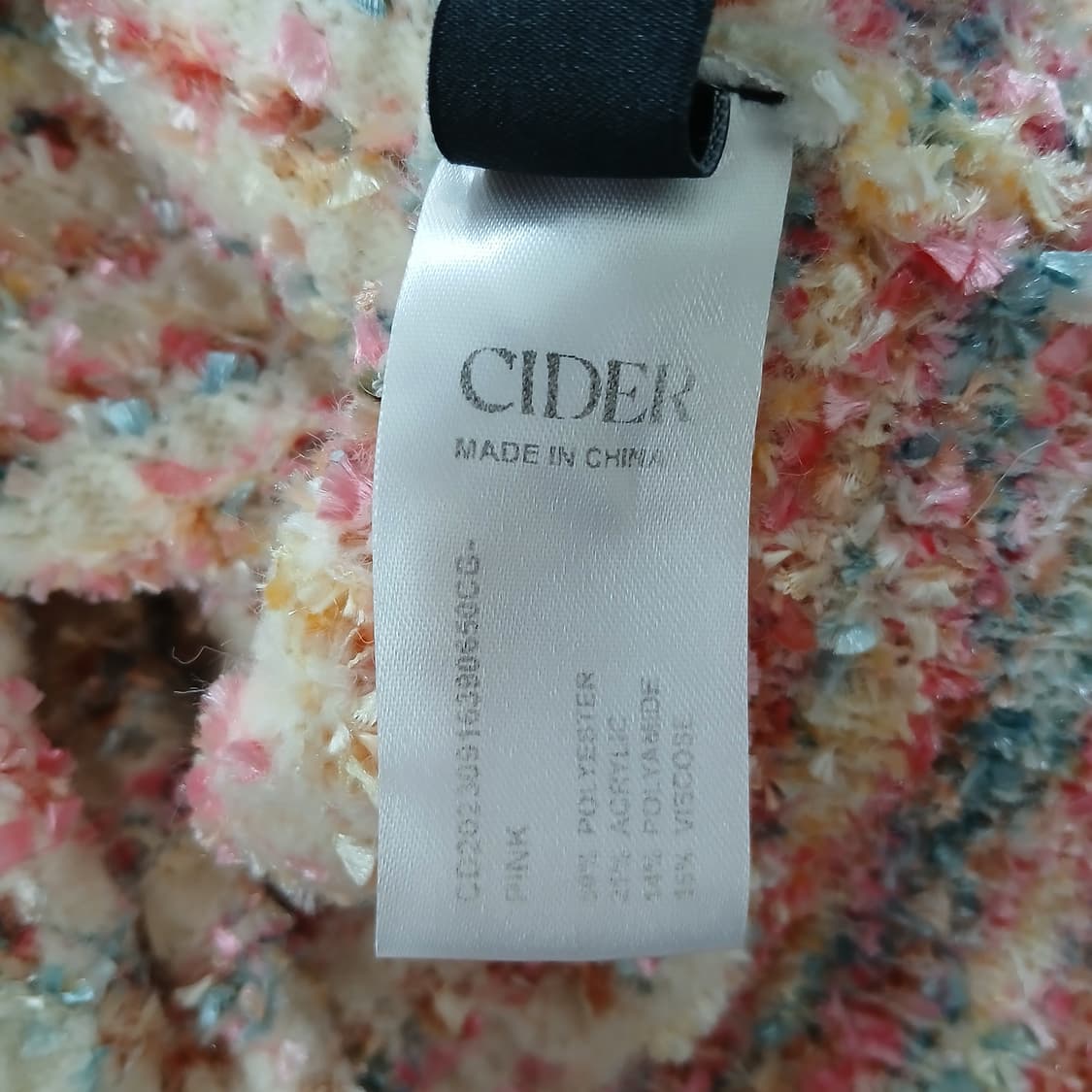 CIDER 트위드 크롭 가디건 진주버튼 상품이미지8