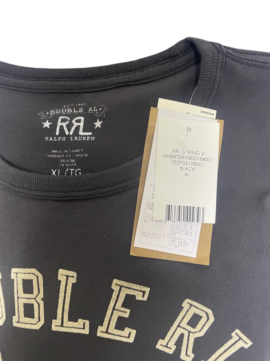 RRL 가먼트다이 저지그래픽 티셔츠 /  XL 상품이미지3