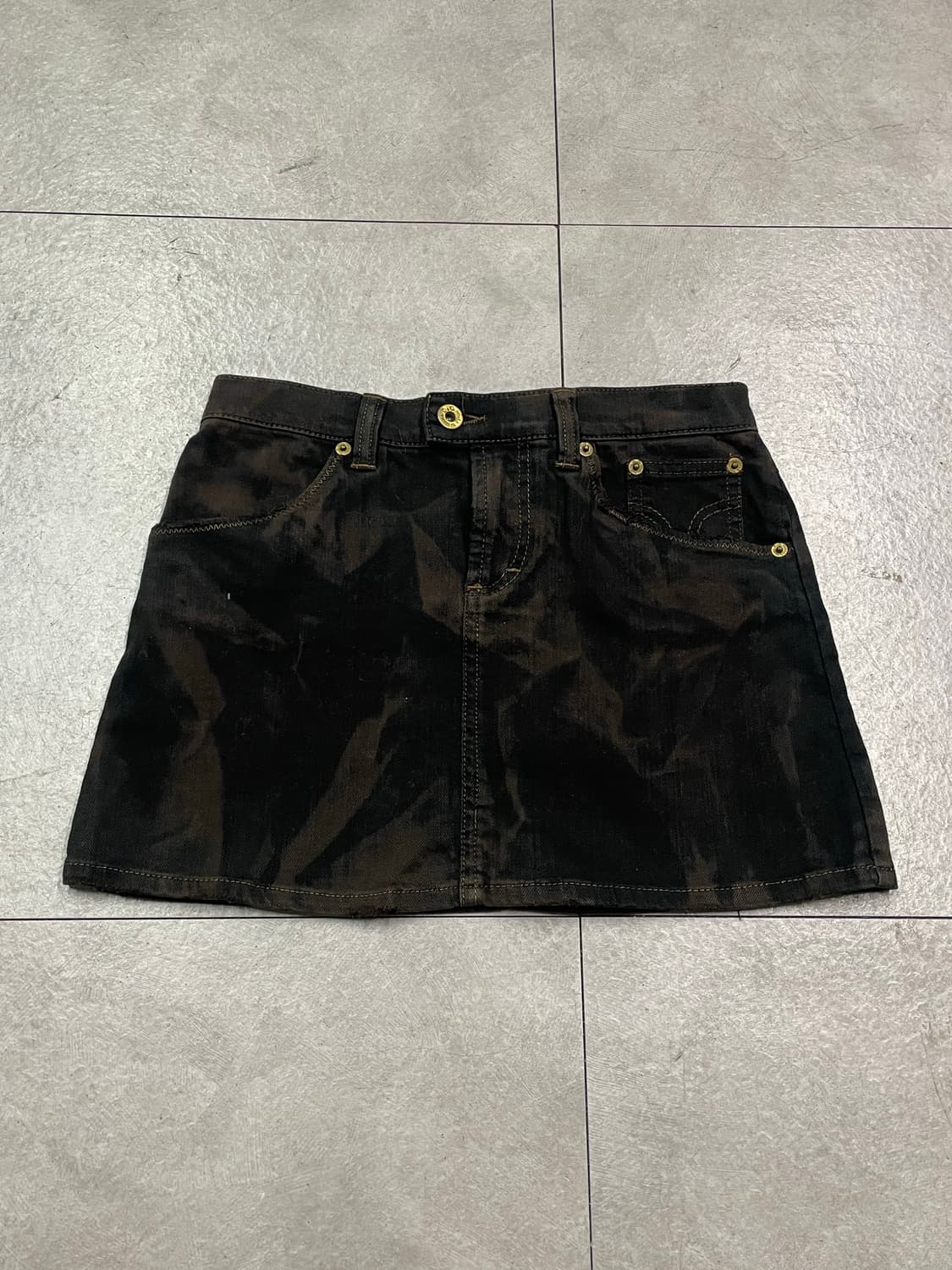 돌체앤가바나 타이다이 미니 스커트 상품이미지1