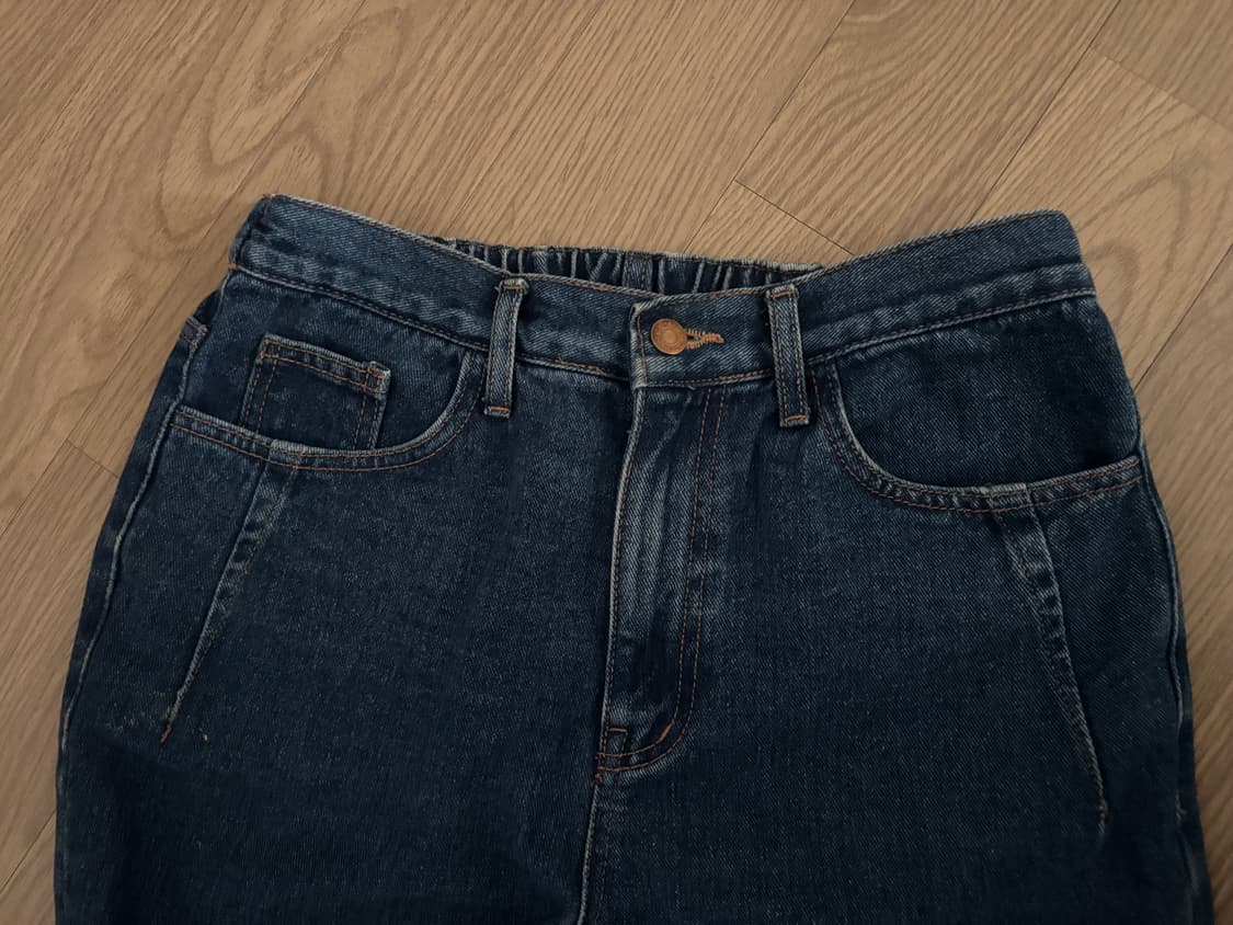 세상 힙한 코리아브랜드 힙합 중청바지 여성 66~66반 키작녀 추천 상품이미지2