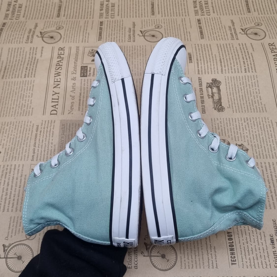 컨버스 올스타 하이 민트색 스니커즈240 상품이미지5