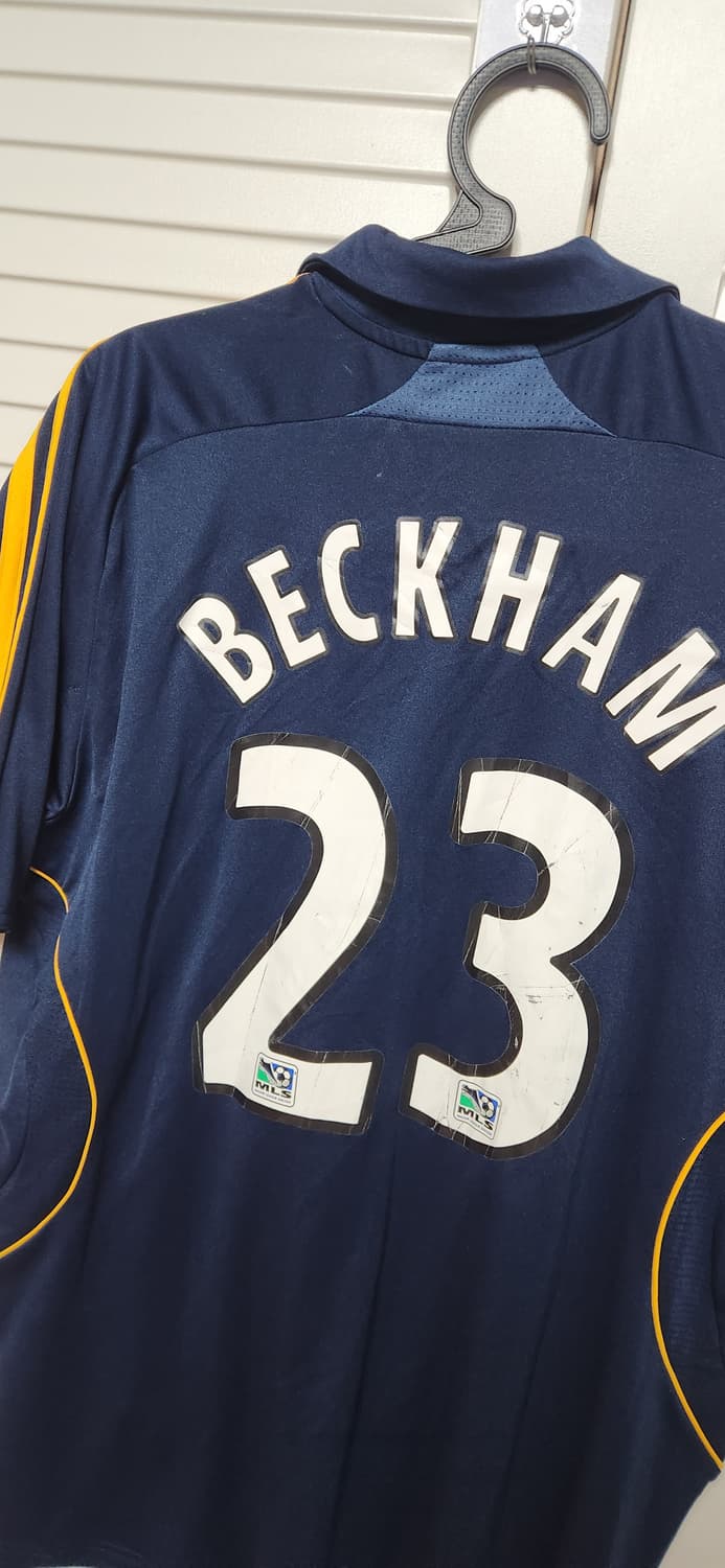 07-08 LA 갤럭시 어웨이 아디다스 유니폼 반팔 상품이미지4