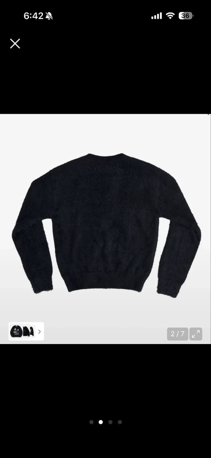 에이이에이이 캣 앙고라 니트 aeae Flashed Cats Angora 상품이미지2