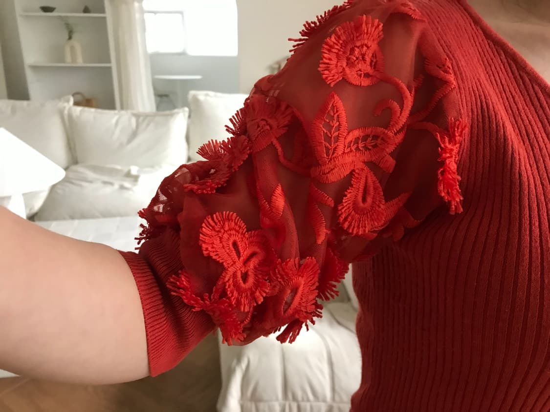 vintage lace top 상품이미지4