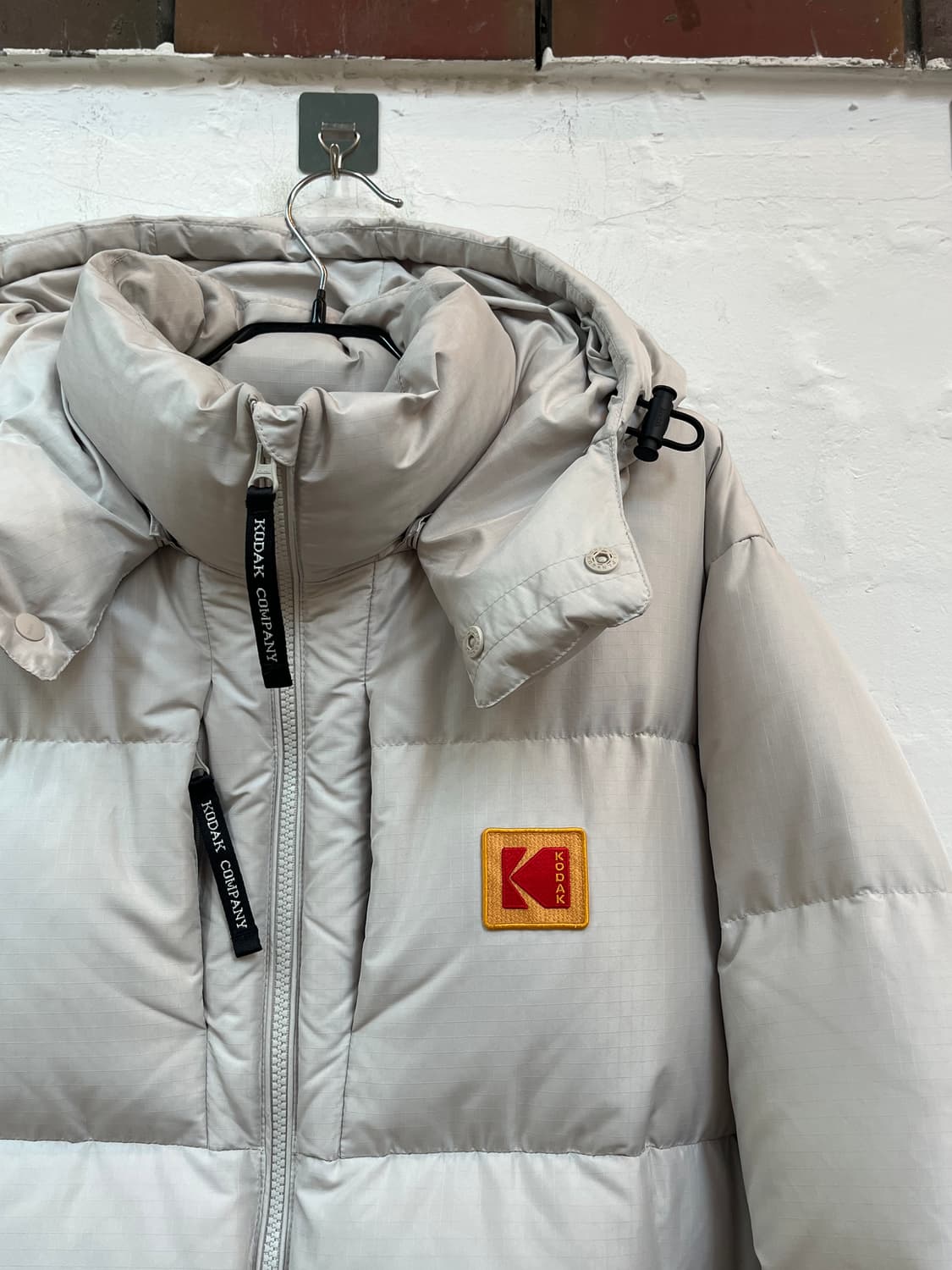 Kodak 코닥 어패럴 아이보리 패딩 Men L 상품이미지2
