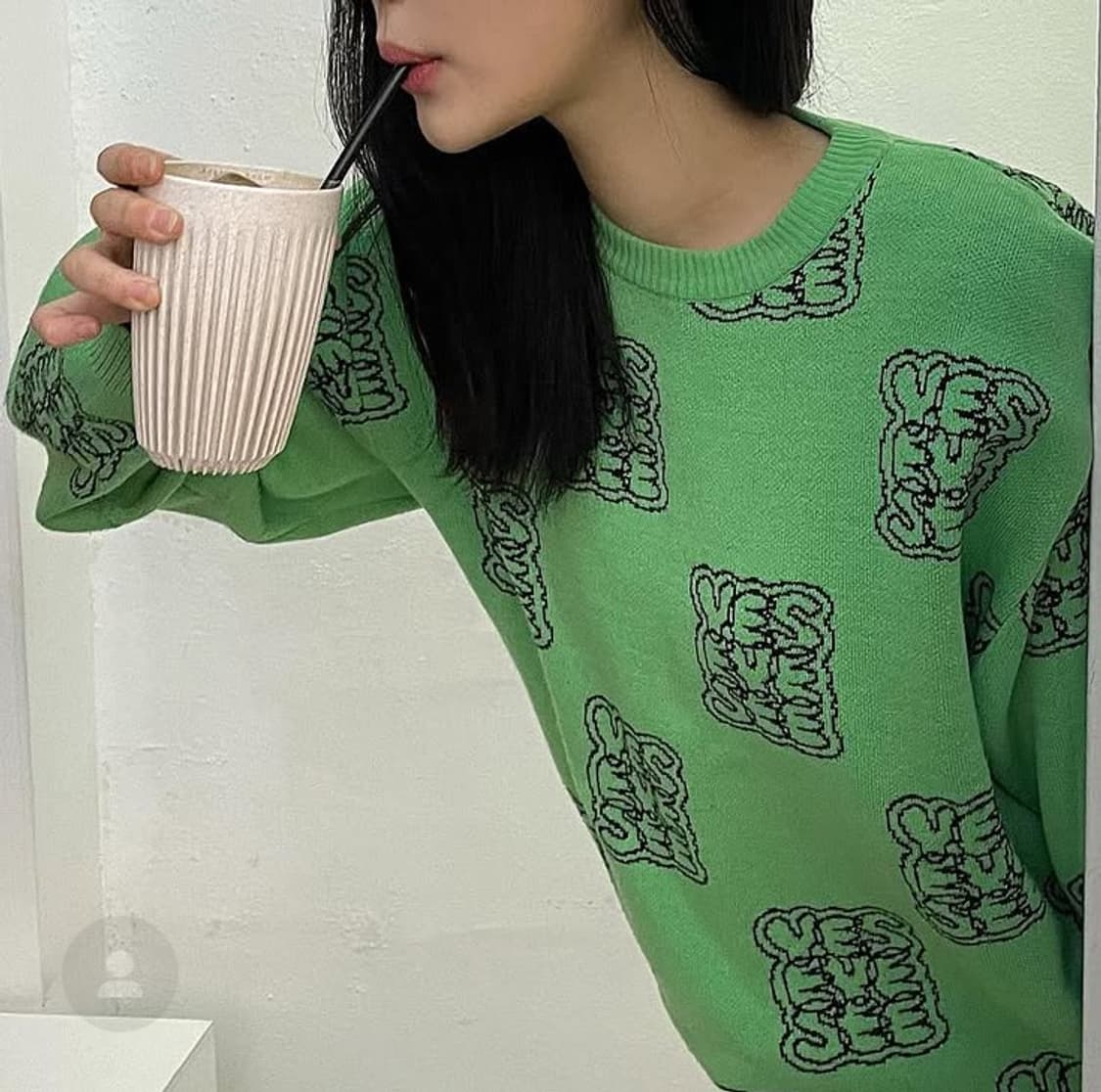 예스아이씨 Green 니트 상품이미지2
