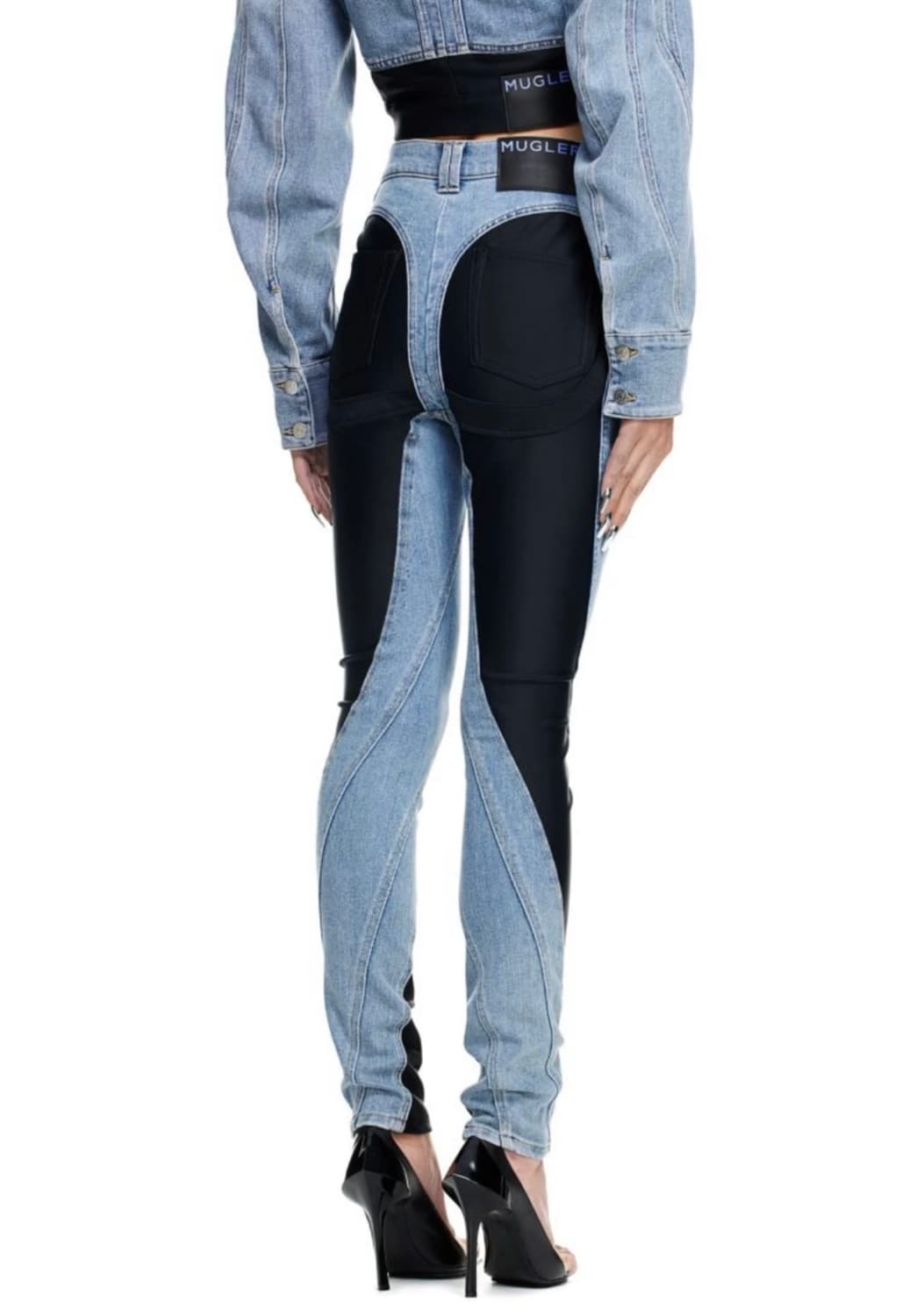 뮈글러 h&m 스파이럴 패널 진 36 상품이미지4