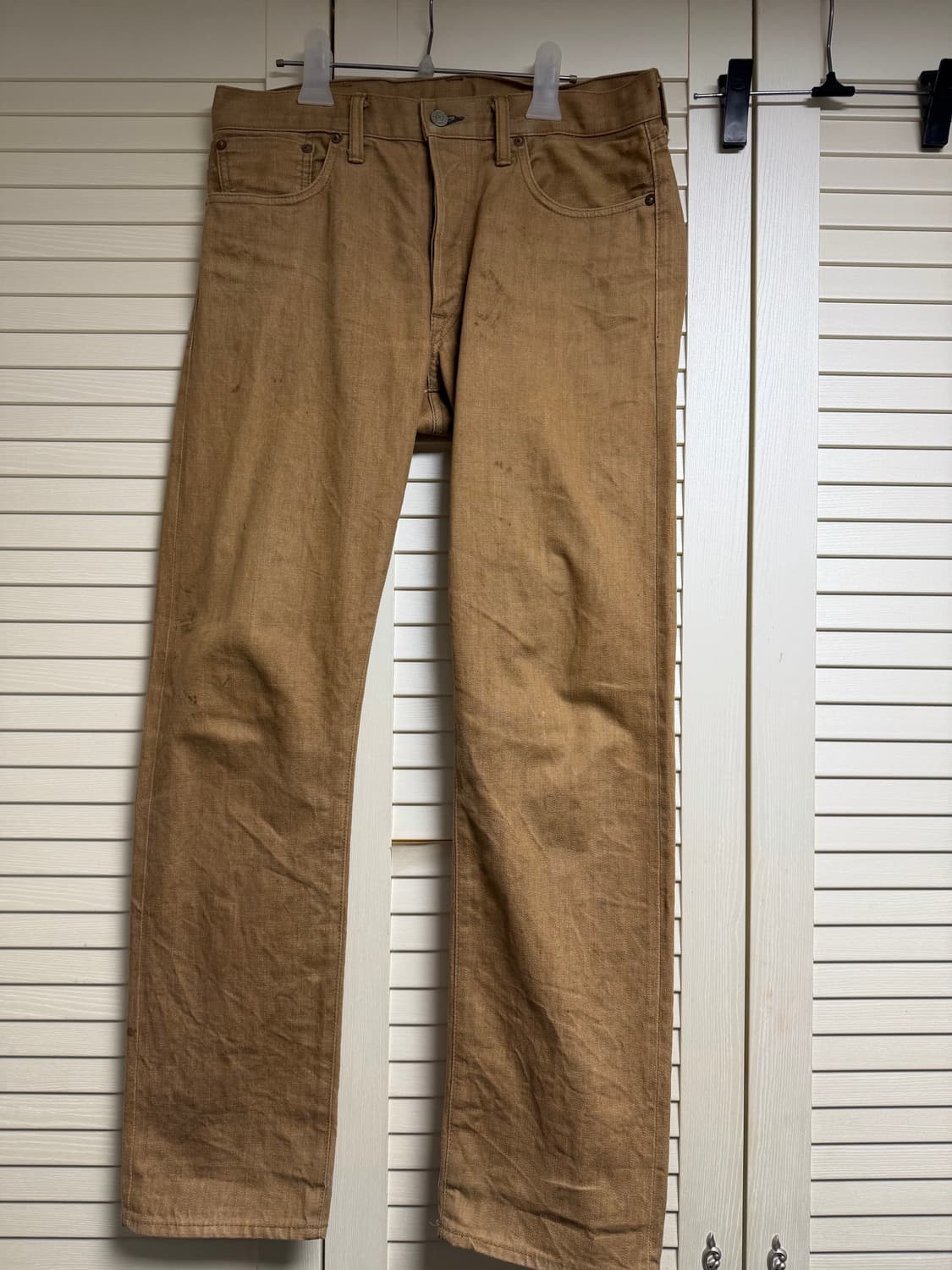 rrl 브라운 셀비지진 31x30 상품이미지1