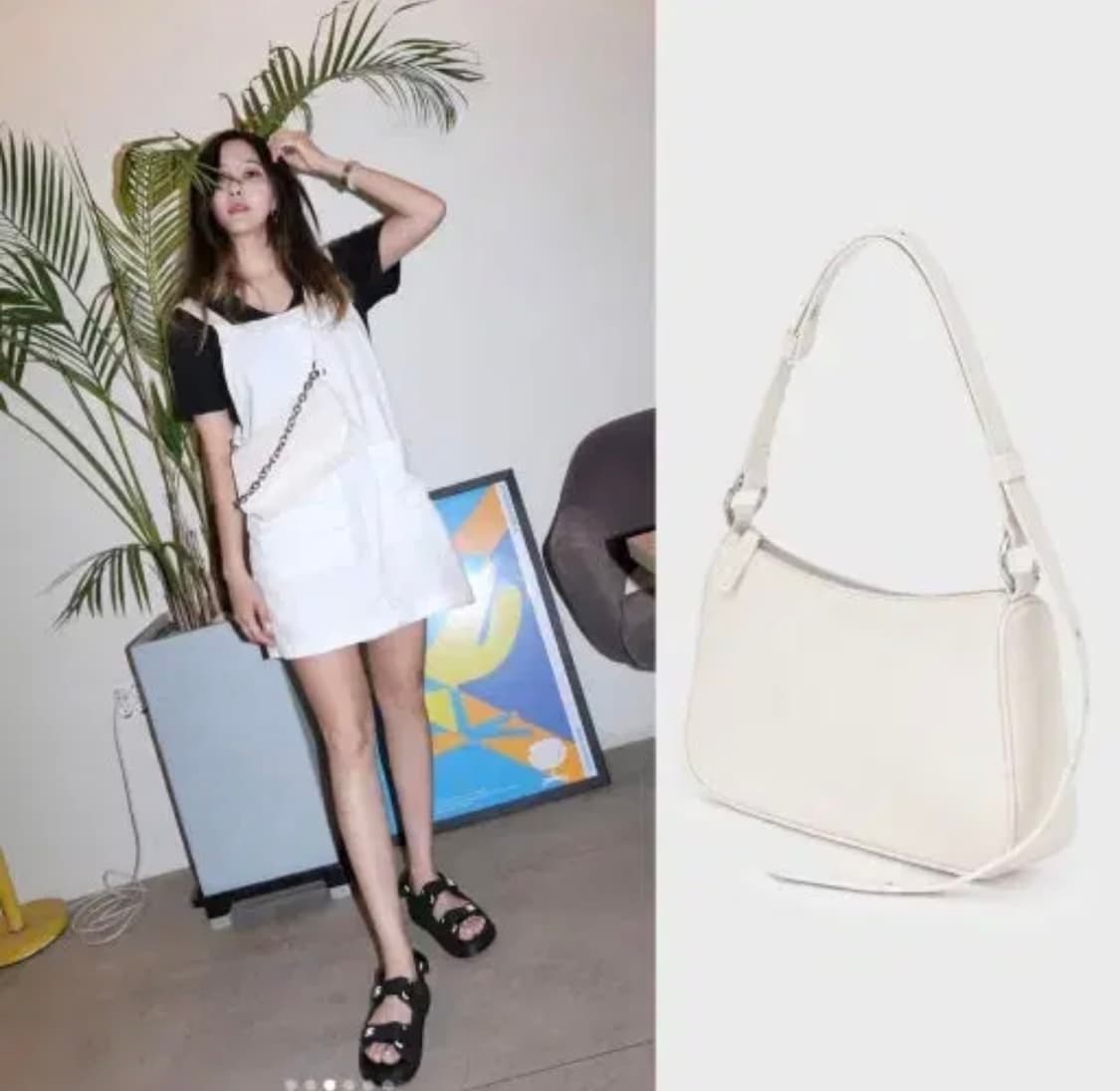 (새상품)르아보네 리브백+ 체인포함 상품이미지1