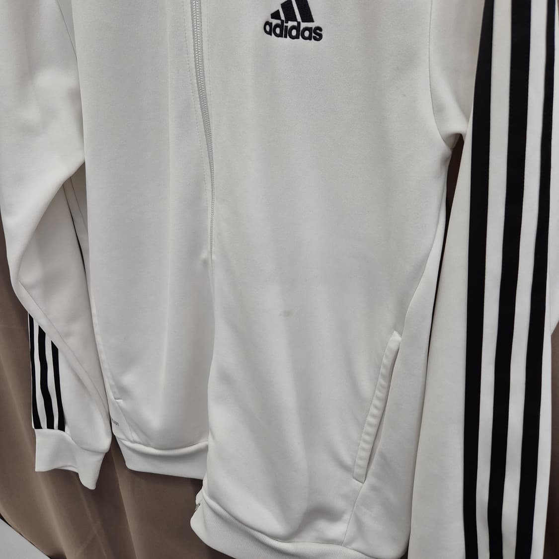 아디다스 3S 우븐 흰검 트랙탑 M 상품이미지6