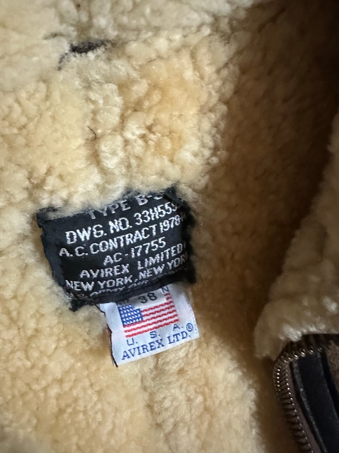 90's 아비렉스 b-3자켓 38사이즈 상품이미지2