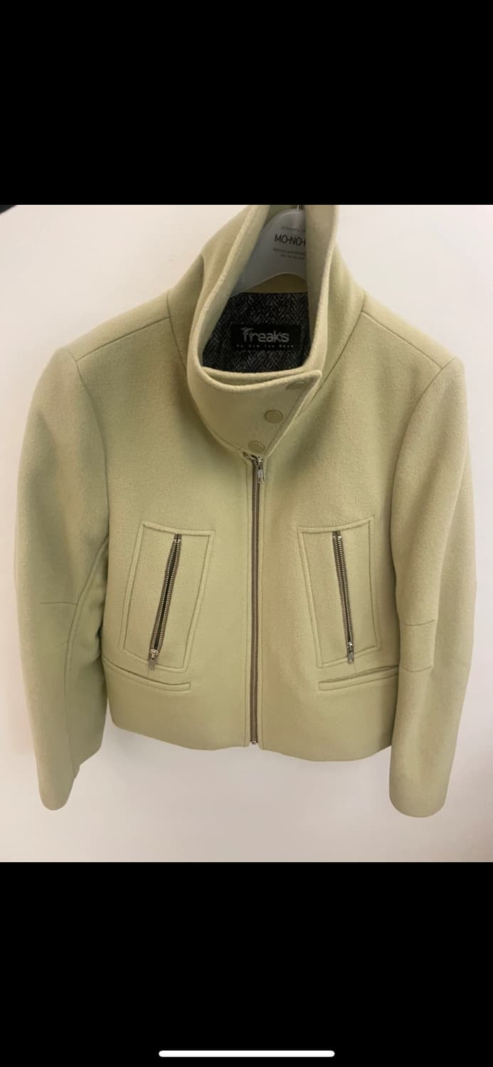 FREAKS 올리브 울 하프자켓 상품이미지1