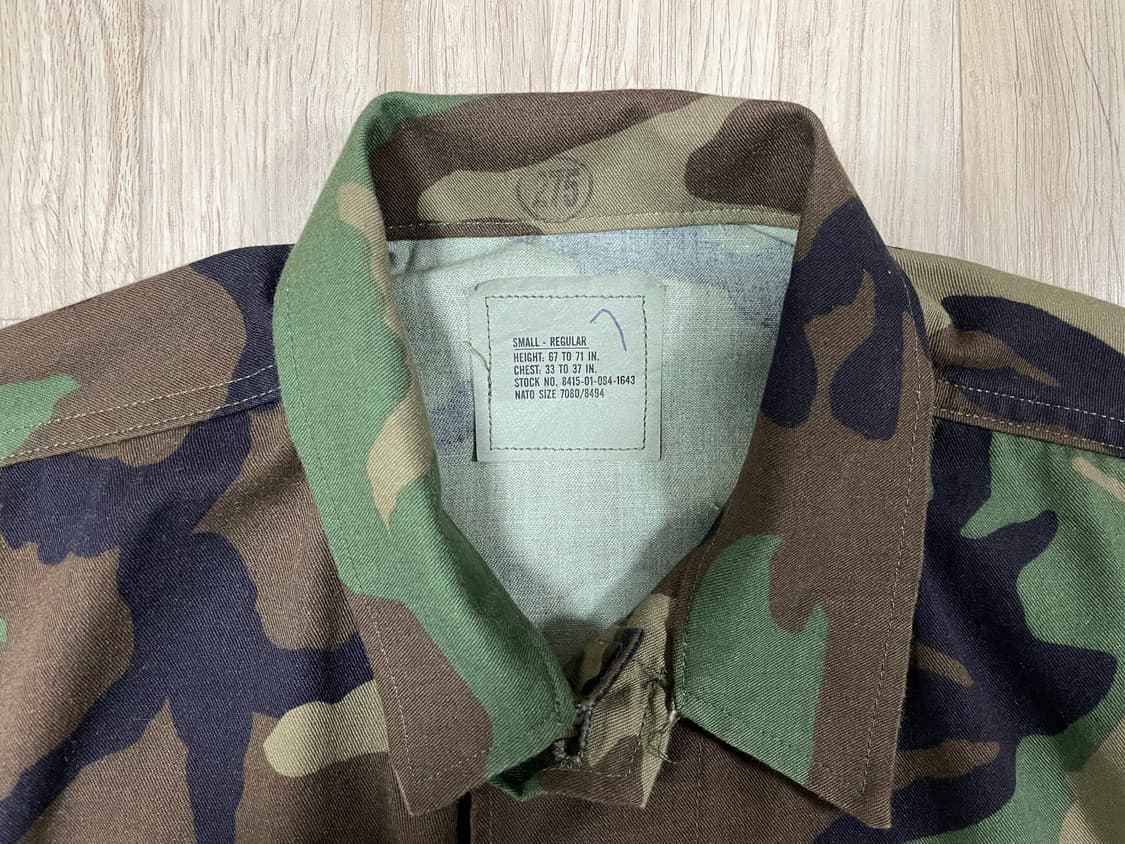 95~100) 미군 스누피 우드랜드 BDU 자켓(데드스탁) 상품이미지5