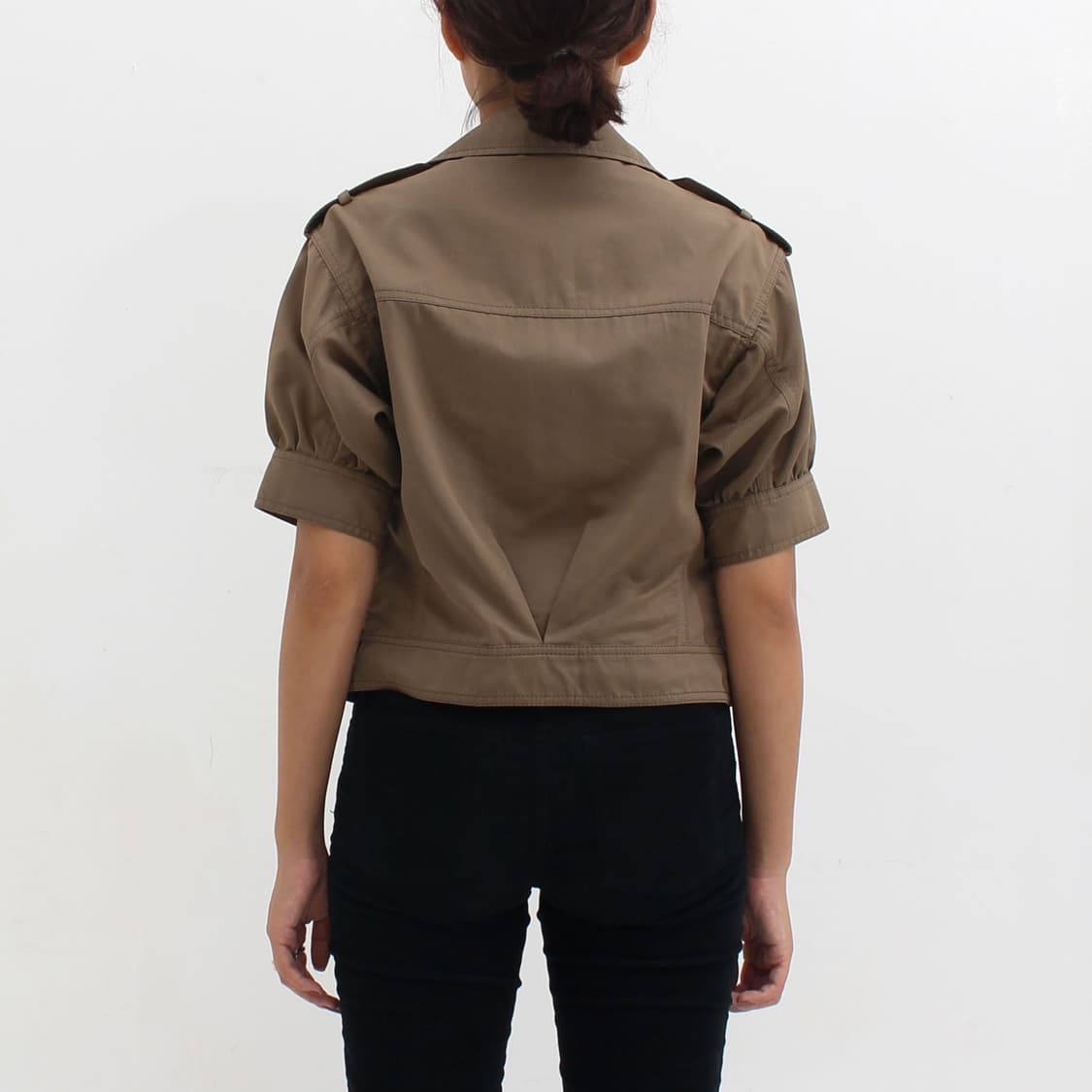모스키노 카키 여자 반팔 숏 자켓  상품이미지10