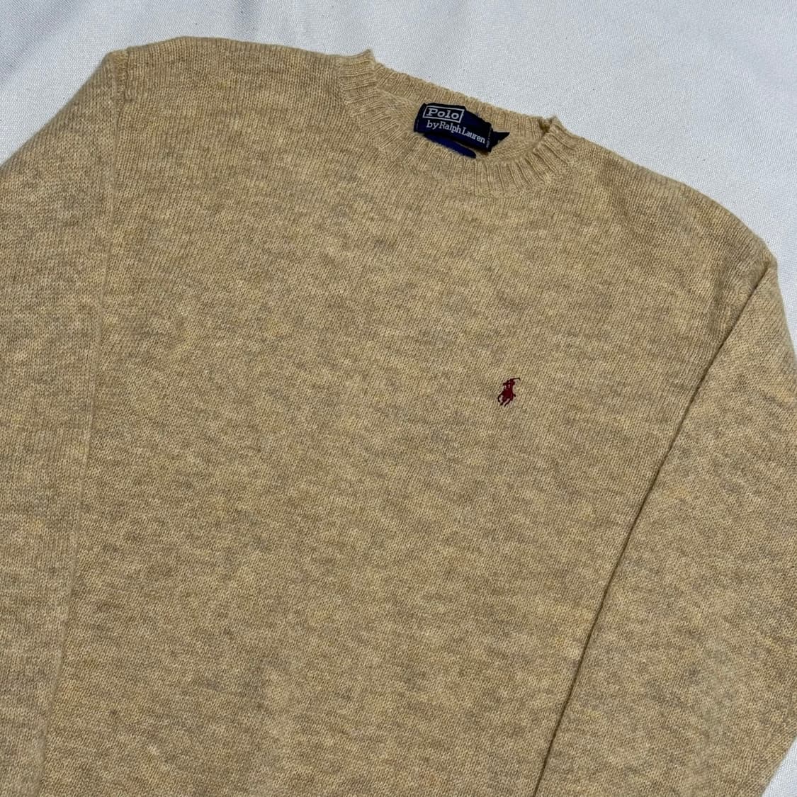 M 폴로랄프로렌 베이지 울 니트 상품이미지1