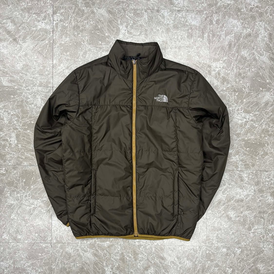 노스페이스 초코브라운 핀터깔 경량 패딩 패디드 자켓 점퍼(M) 상품이미지3