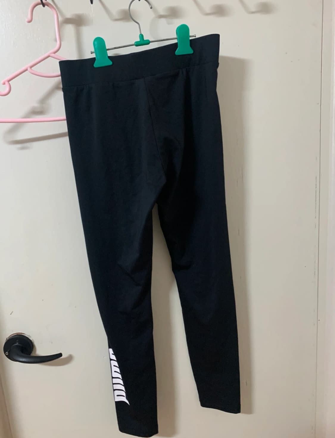 푸마 블랙 레깅스 M 상품이미지2