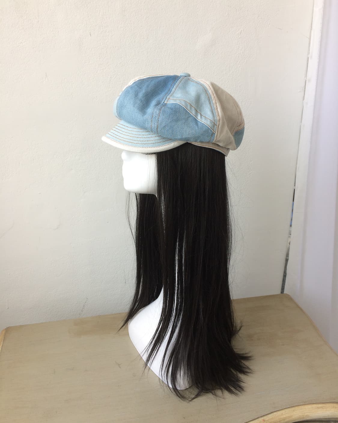 patch work beret cap 상품이미지7