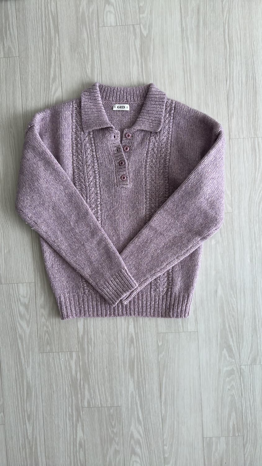 게드 ged 소프트 블룸 스웨터 카라니트 상품이미지4