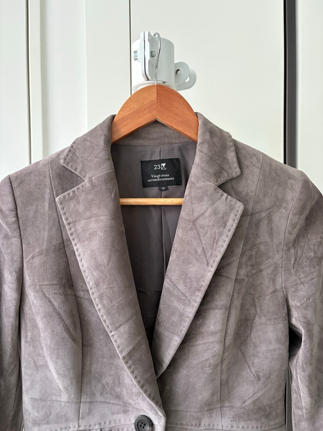 Mocha Suede Short Jacket 상품이미지3