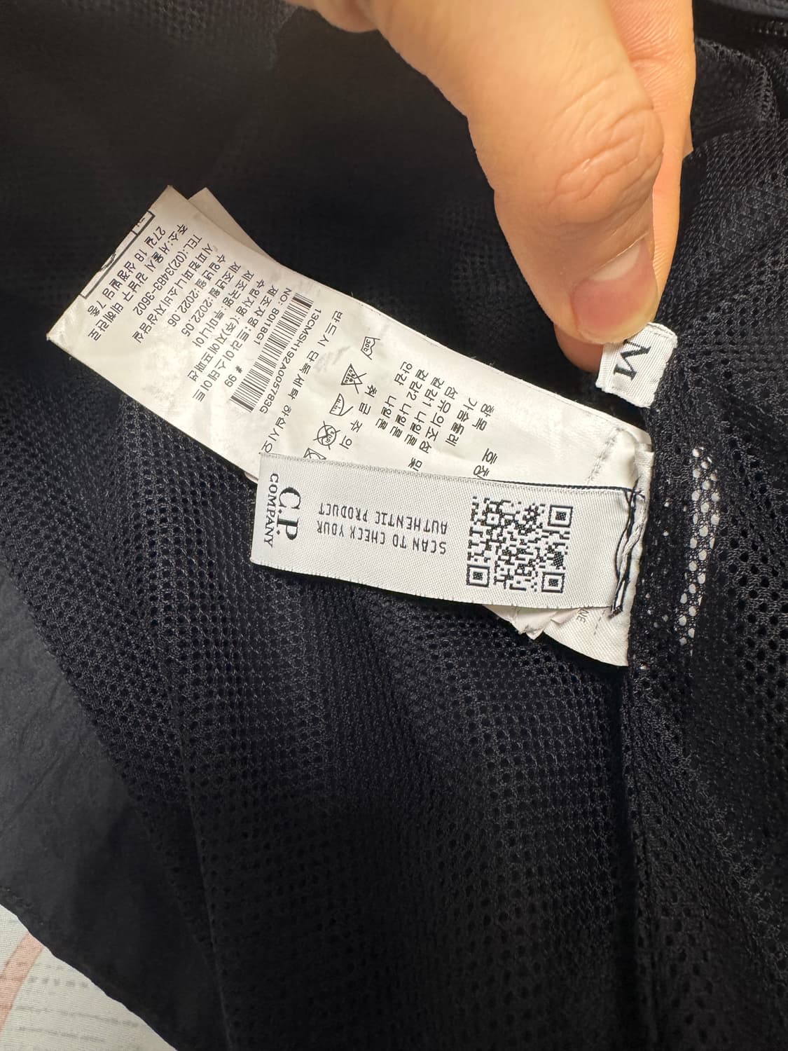 C.P Company  테일론 오버셔츠 블랙 M 상품이미지6