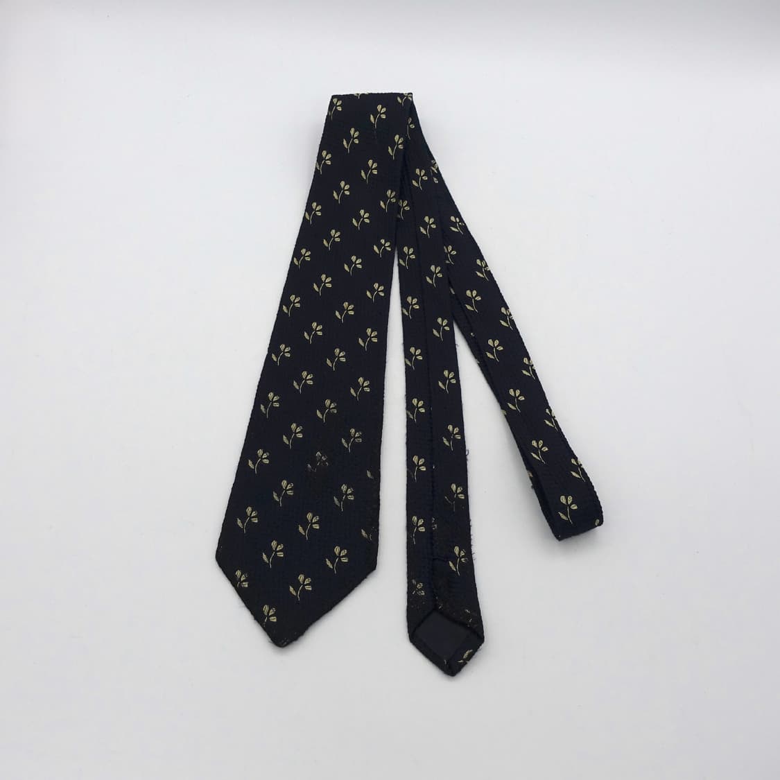 COMMEdesGARCONS 꼼데가르송 옴므 실크 자카드 프레피 넥타이 상품이미지3