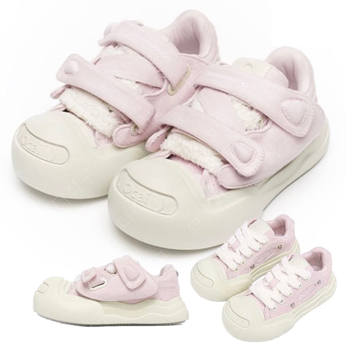OCAl×UMAMIISM CLOUD SNEAKERS PINK 상품이미지1