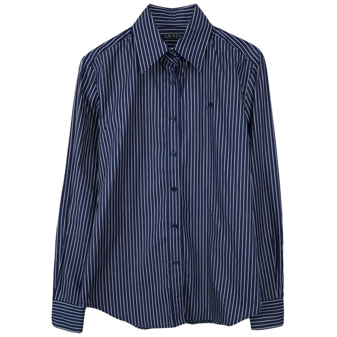 [폴로 랄프로렌] 로고 자수 스트라이프 셔츠 네이비 M19414 상품이미지2