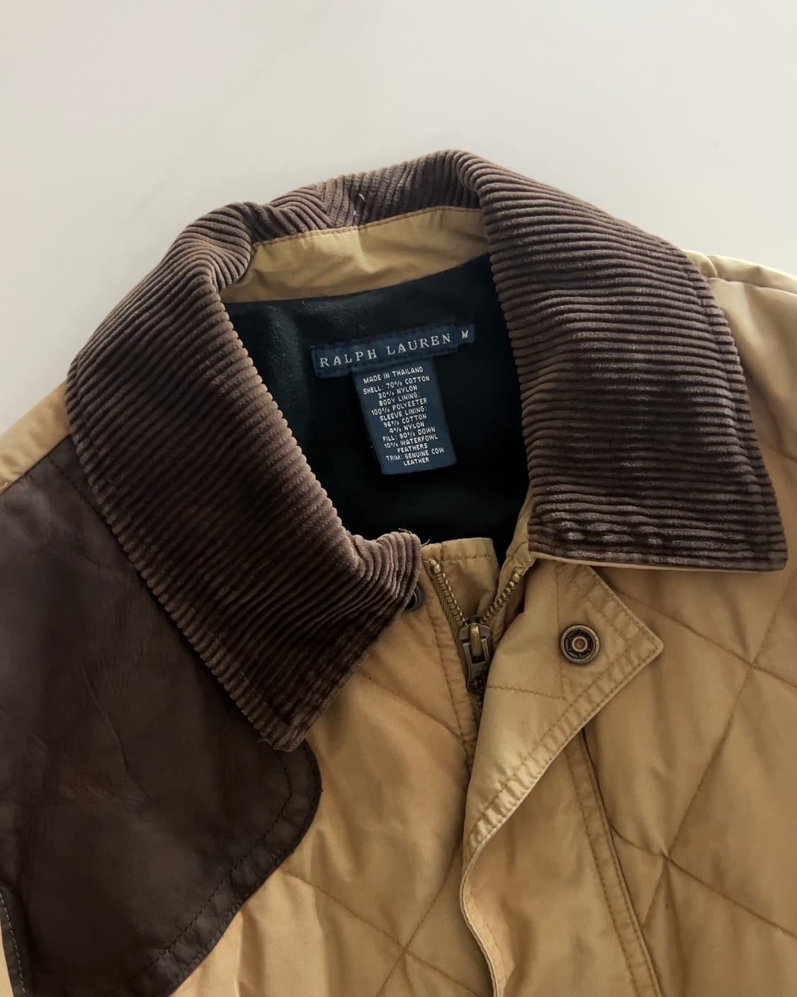 폴로 랄프로렌 워크 퀼팅 자켓 M 상품이미지3