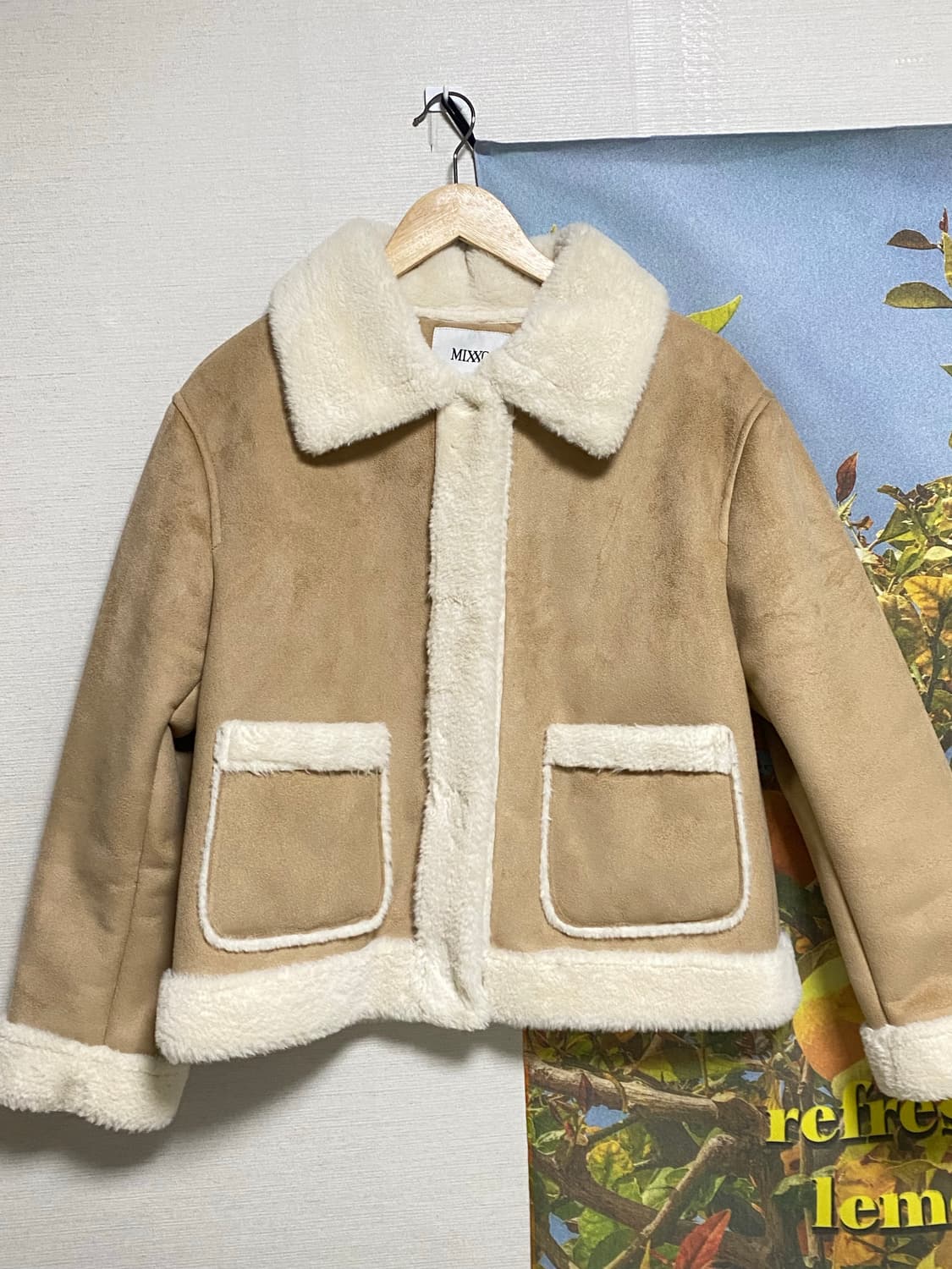 미쏘 무스탕 베이지  상품이미지1