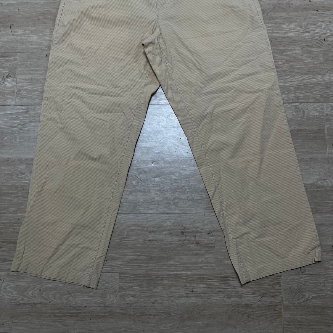 타미힐피거 코튼 와이드핏 치노 팬츠 베이지 34/32 상품이미지5