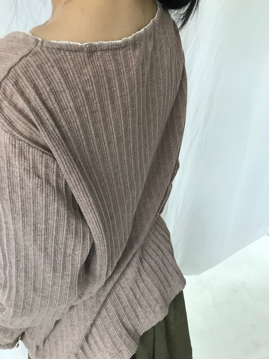 SM2 빈티지 핑크 레이스 티 상품이미지3