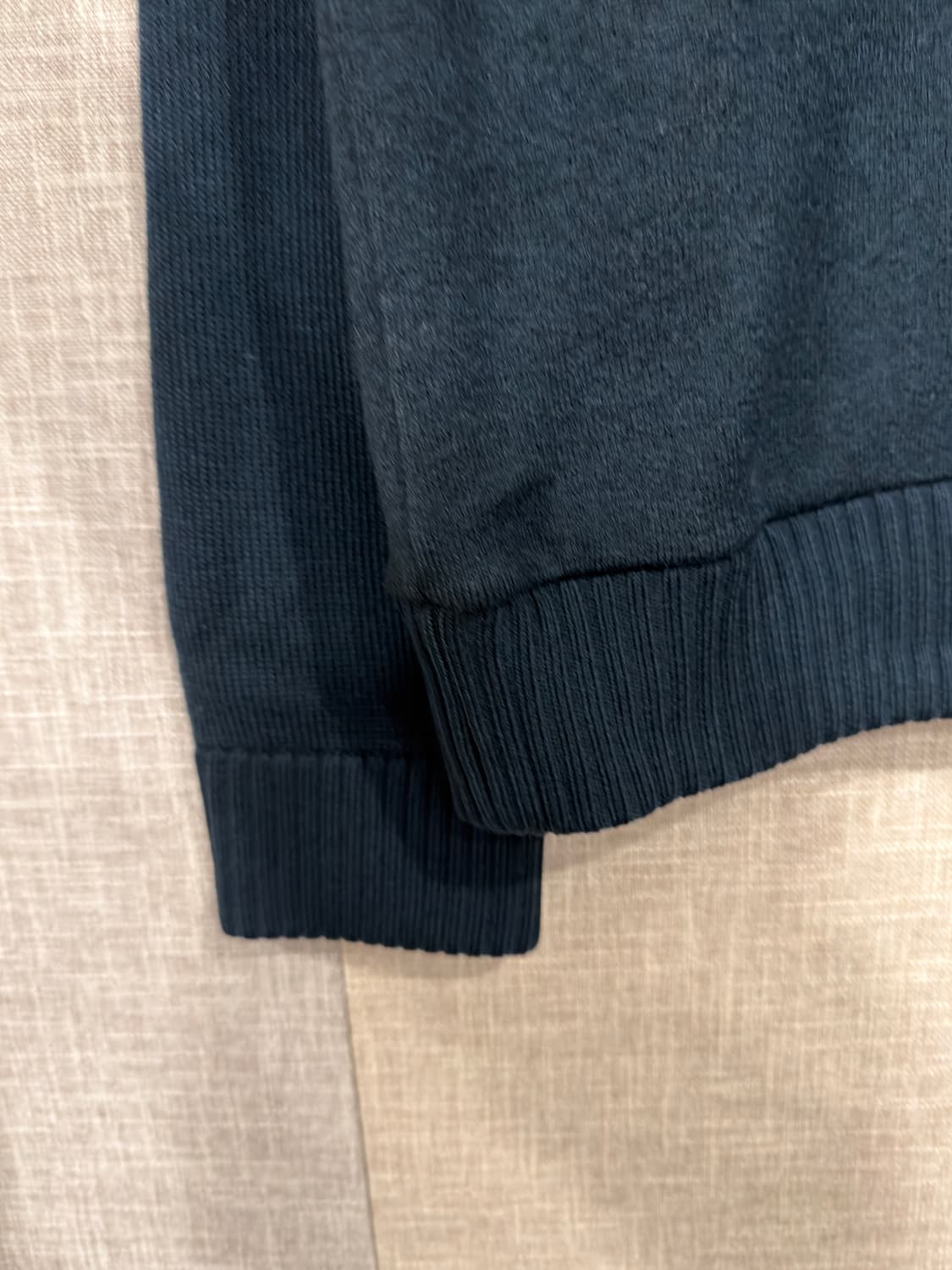 빈폴 00's 체크 빅로고 울니트 100 그린 상품이미지4