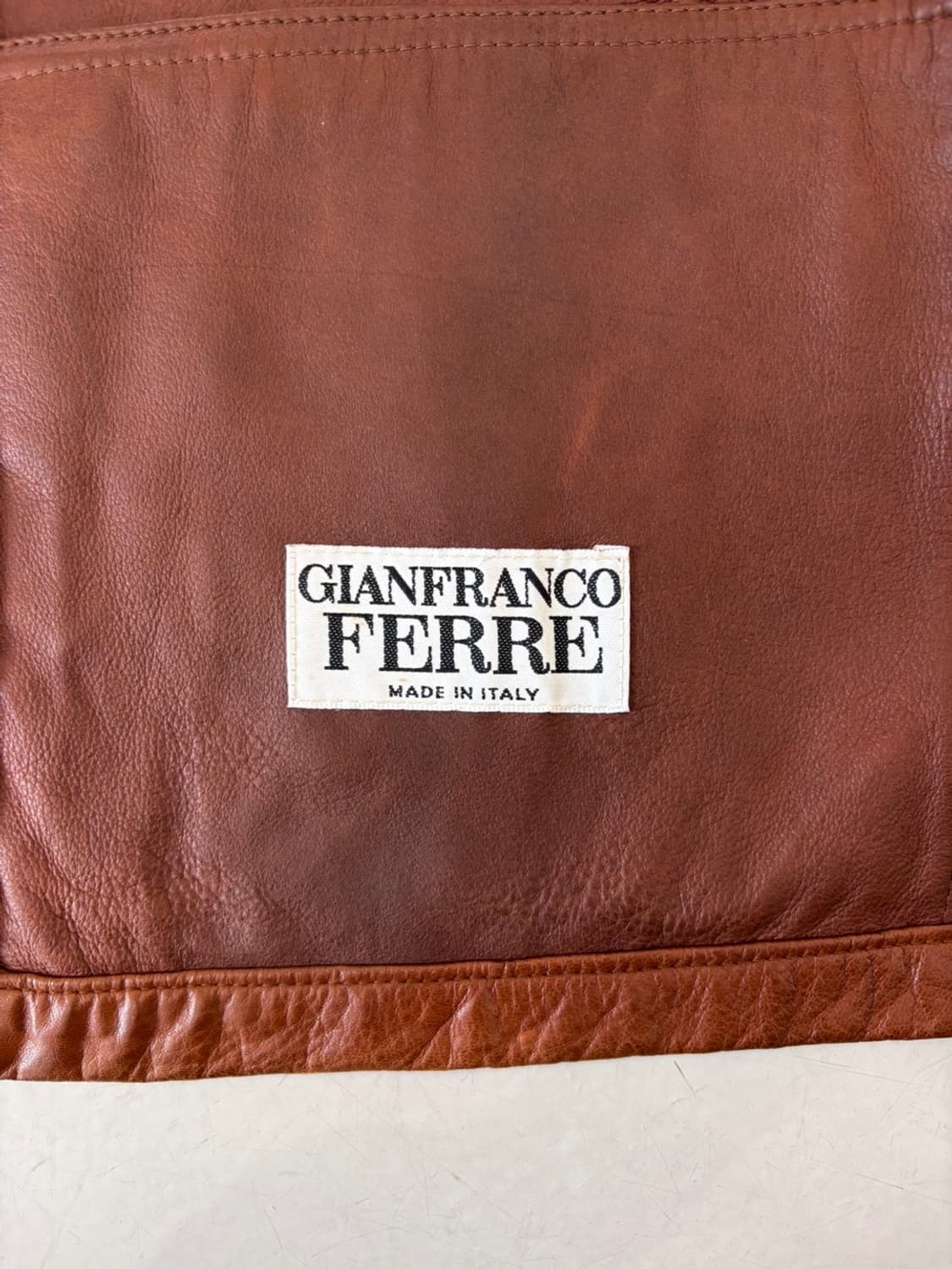 Vintage Gianfranco Ferre Leather Jacket 상품이미지8